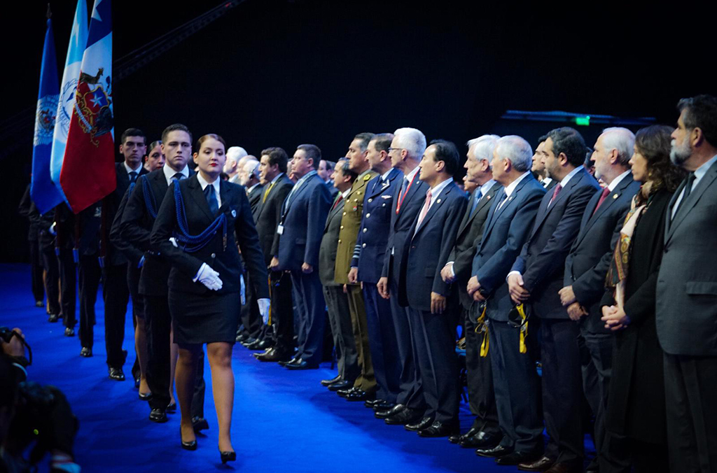 Ceremonia de inauguración de la 88ª reunión de la Asamblea General, que ha tenido lugar en Santiago de Chile el 15 de octubre de 2019.