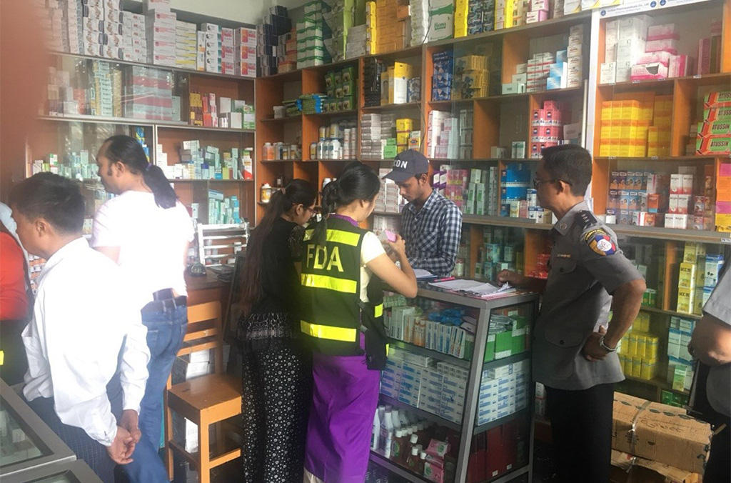 In addition to medicines, more than 110,000 medical devices including syringes, contact lenses, hearing aids and surgical instruments were also seized during the operation.