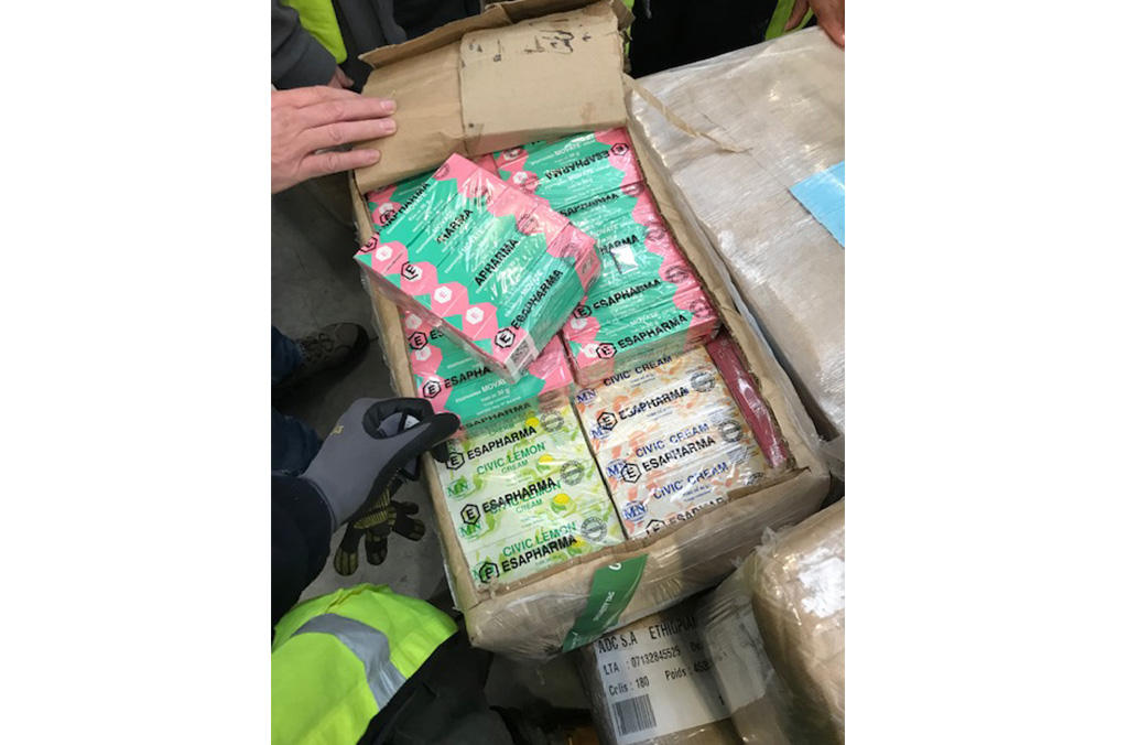 Près d’un million de colis ont été inspectés durant la semaine d’action (9 - 16 octobre 2018), et 500 tonnes de produits pharmaceutiques illicites ont été saisies à travers le monde.