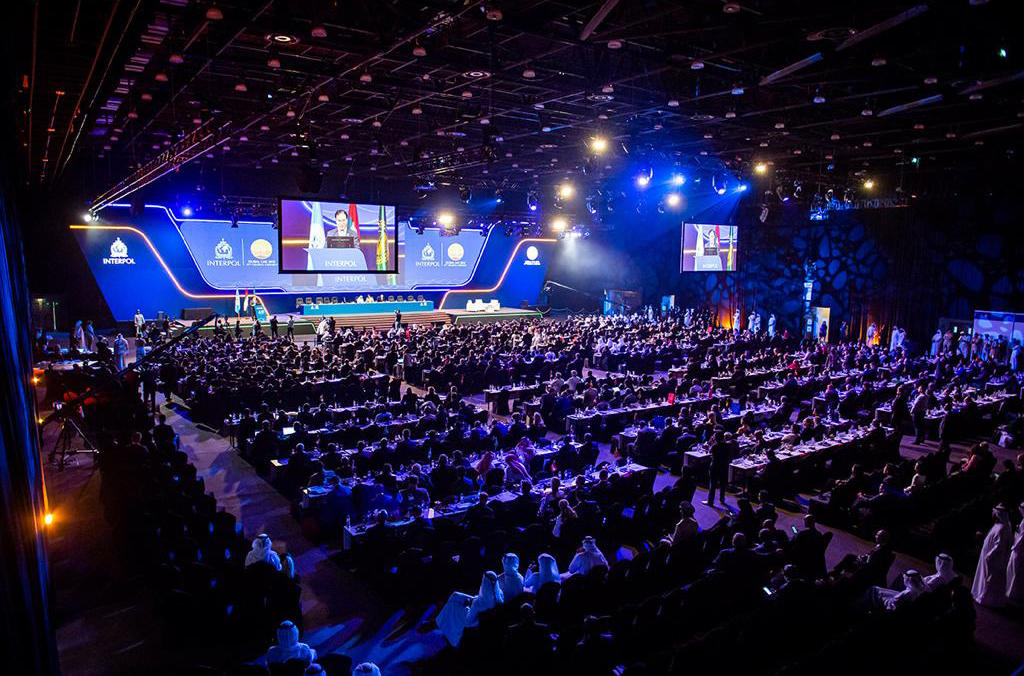 The closing ceremony of INTERPOL’s 87th General Assembly in Dubai.