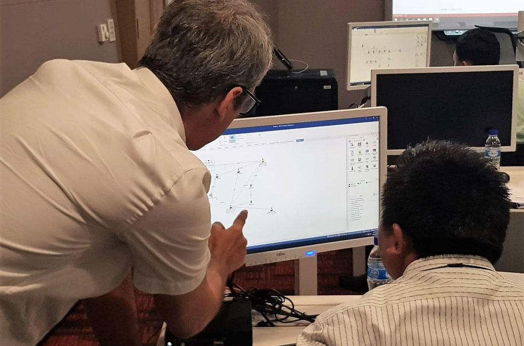 In a simulated counter-terrorism investigation scenario, participants carried out online research and conducted strategic, operational and tactical levels of analysis.