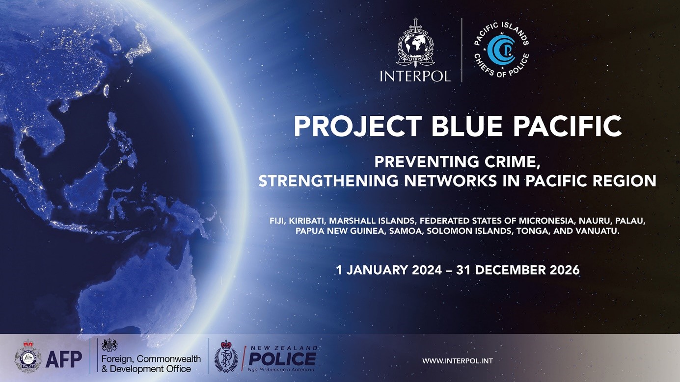 Formation Interpol Project Blue Pacific