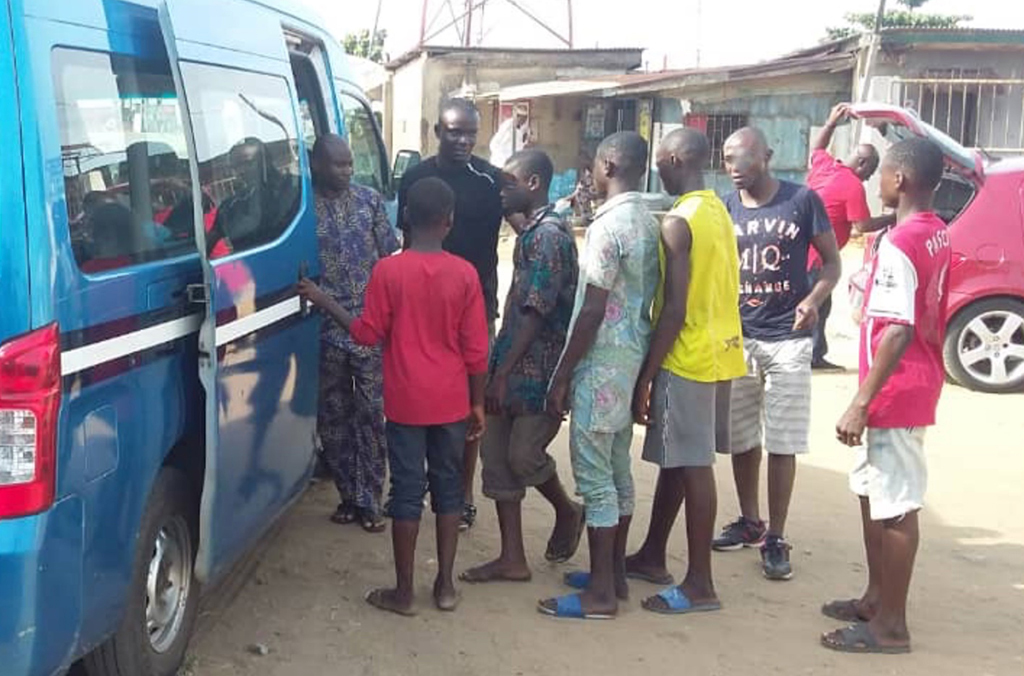 The rescued minors were transferred to shelters, returned to their parents or taken into care by national social affairs authorities and NGOs.