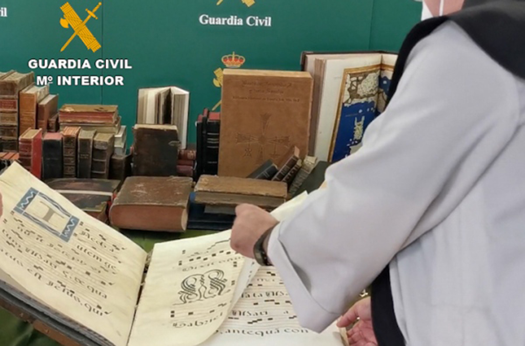 Spanish authorities seized more than 7,700 cultural goods.