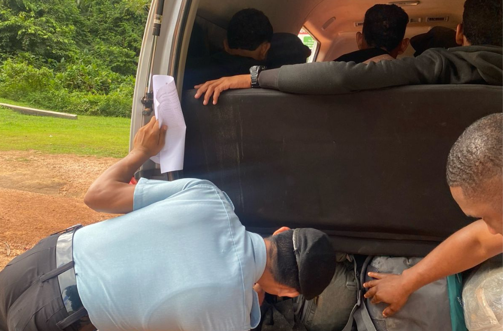 6.Guyana Shield Guyana_Brazil border Takatu International Bridge - checks.png