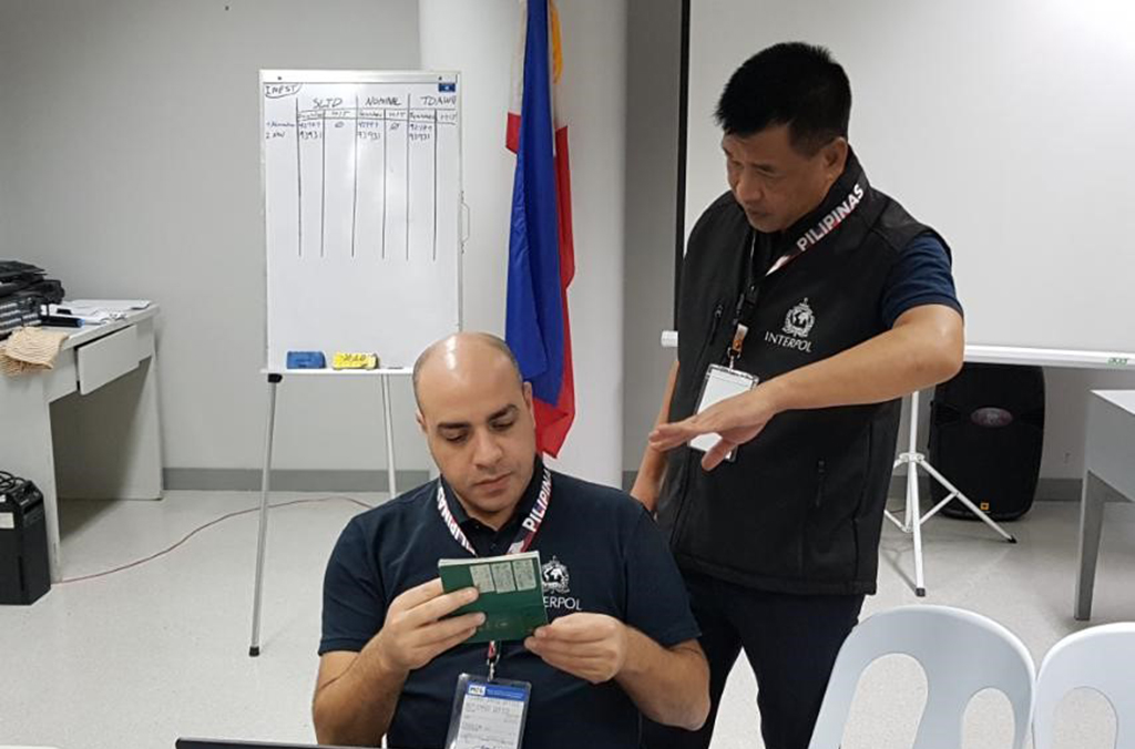 One individual was caught attempting to leave Manila on a passport reported stolen