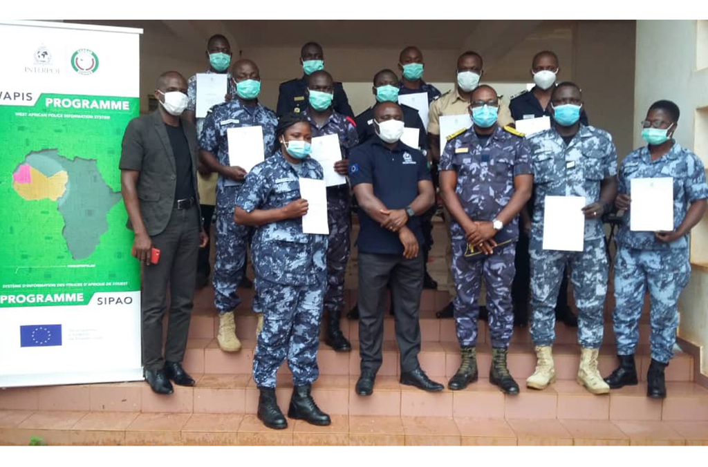 Training on the use of WAPIS for eleven (11) trainers from the Police and the Togo Gendarmerie, October 2020