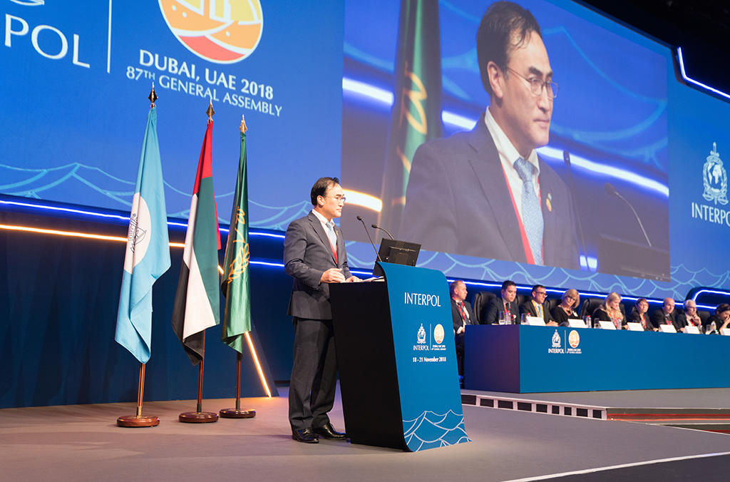 Kim Jong Yang of the Republic of Korea was elected as President of INTERPOL by the 87th General Assembly.