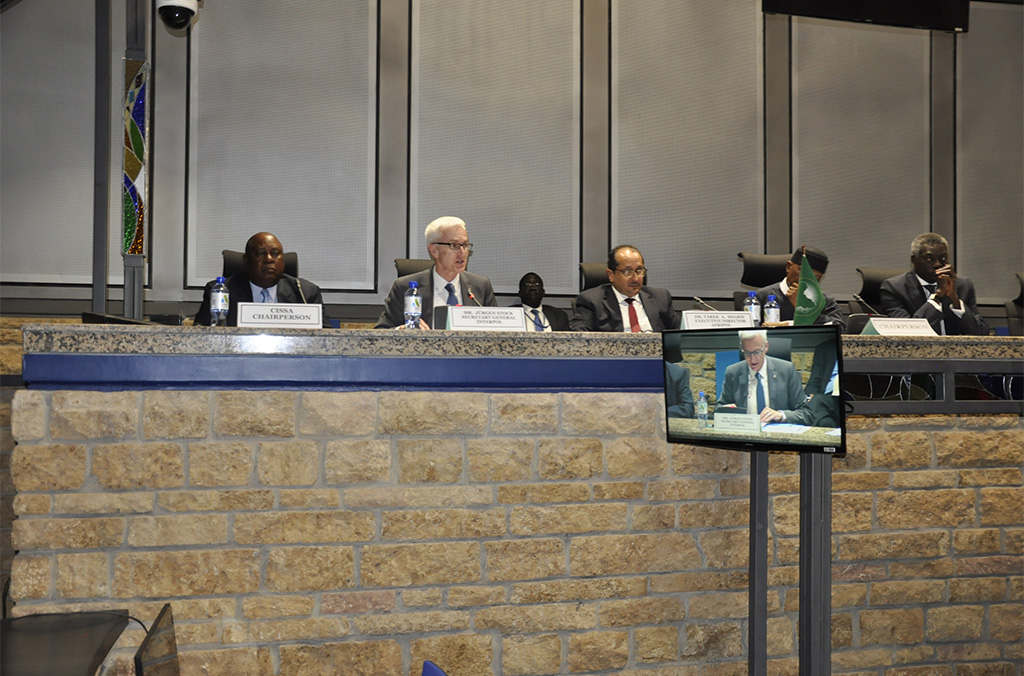 INTERPOL Chief Jürgen Stock said INTERPOL provided both analysis and operational support to assist law enforcement across Africa disrupt the criminal networks behind transnational organized crimes.