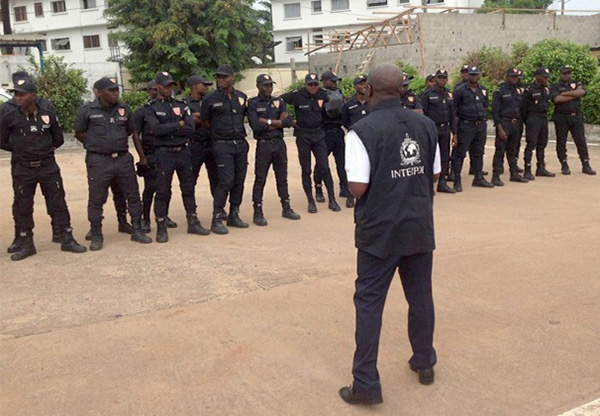 ELFENBEINKÜSTE Polizei Abzeichen IVORY National Police Patch West-Afrika Africa