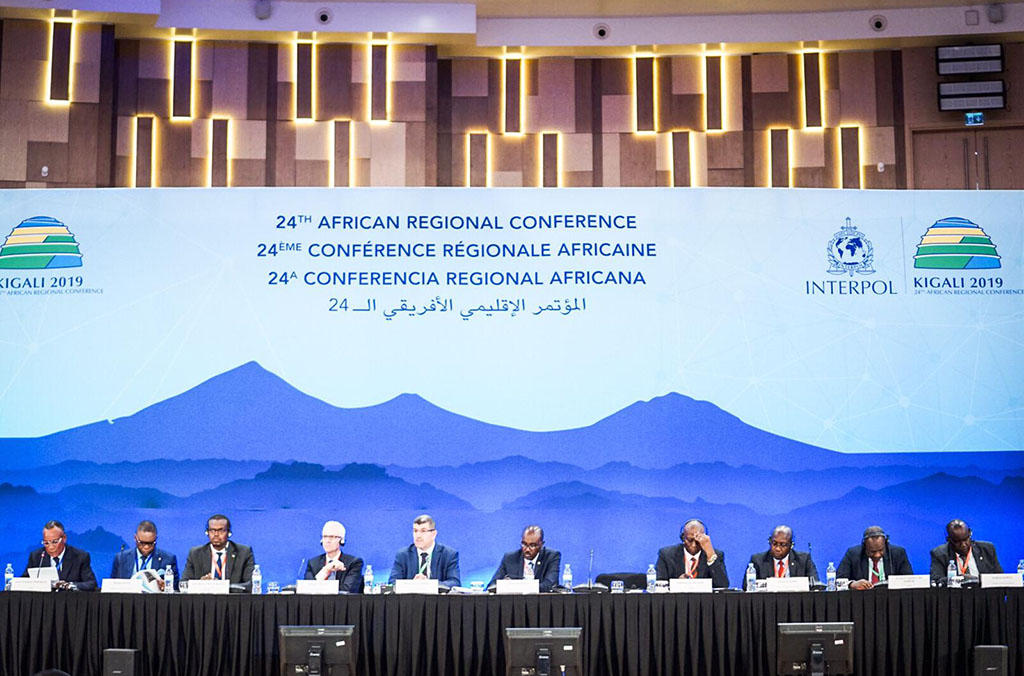 Police Chiefs at the INTERPOL African Regional Conference in Kigali.
