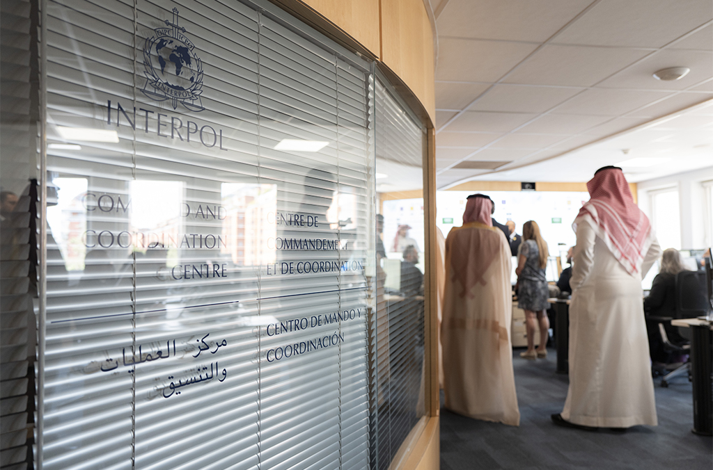 Prince Abdulaziz Bin Saud, Saudi Minister of Interior, visits INTERPOL headquarters