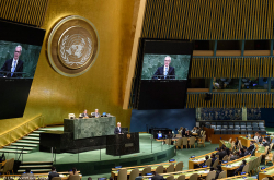 Le Secrétaire Général, M. Jürgen Stock, s’est adressé à l’Assemblée générale des Nations Unies, qui a approuvé le renforcement de la coopération avec INTERPOL aux fins de la lutte contre le terrorisme et la criminalité organisée transnationale.
