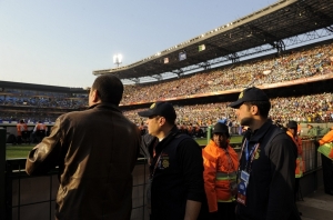 Police in action at the World Cup