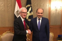 Head of INTERPOL, Secretary General Jürgen Stock met with Egypt’s Deputy Minister of Interior and Director of Public Security Major General Alaa el Din Selim.